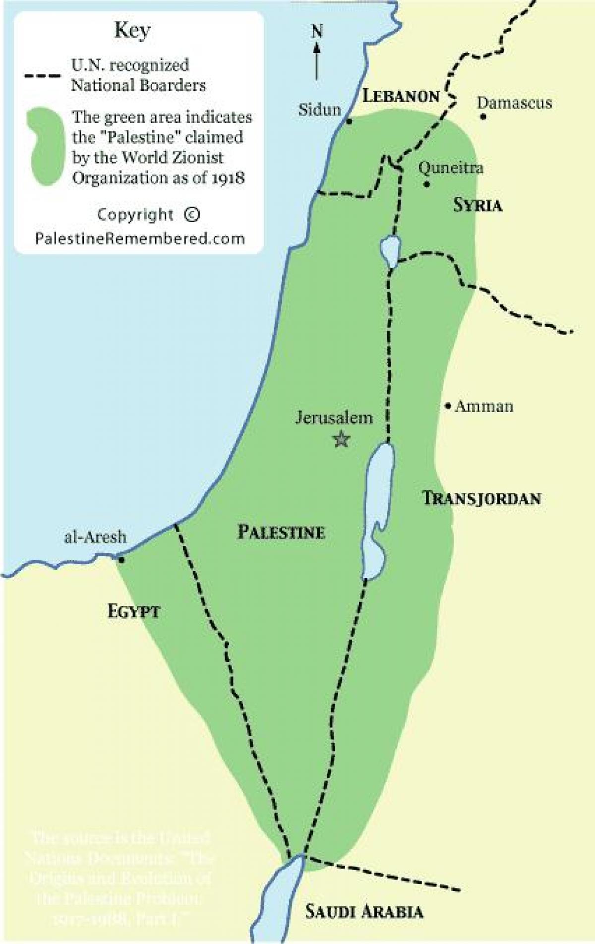 地図zionist