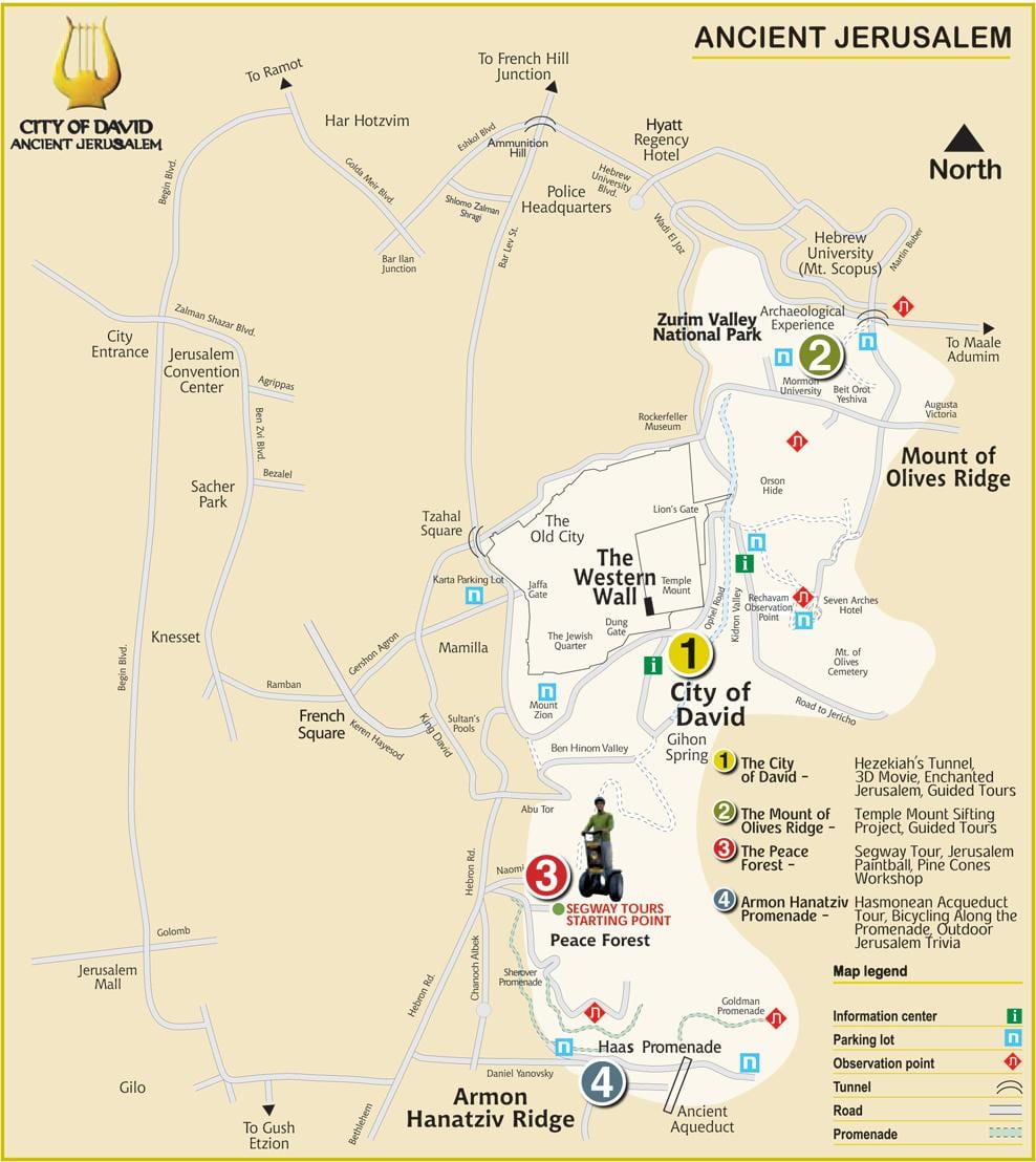 地図の都市のデイビッド