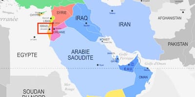 エルサレム地図の中東