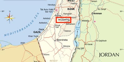 エルサレムの地図